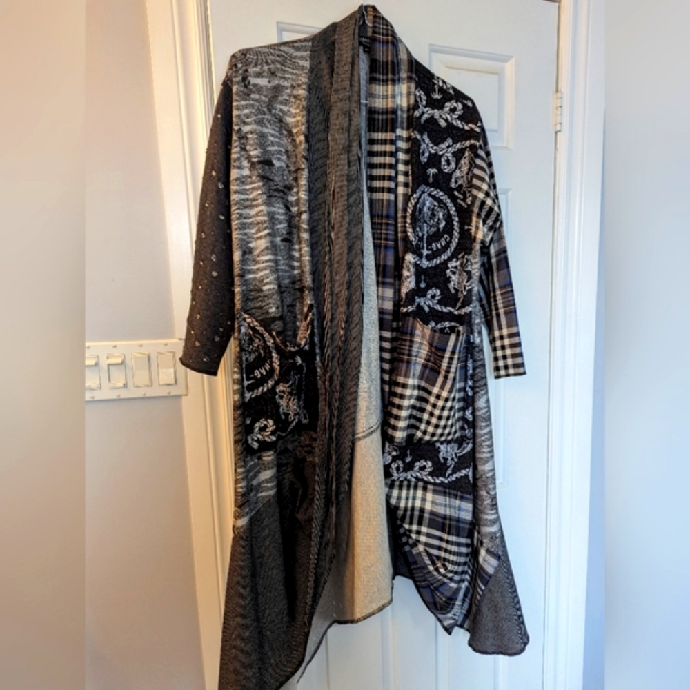 One of a Kind Art to Wear Duster- Vivien Shyu- M/L